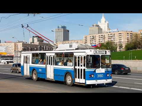 Видео: Памяти троллейбуса ЗиУ 9 (682) в Москве 1972-2019