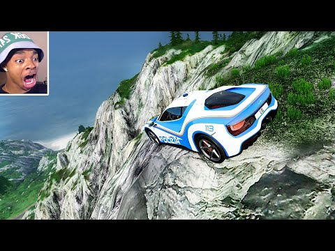 Видео: Машины против крутых дорог 😱 #3 - [BeamNG.Drive]