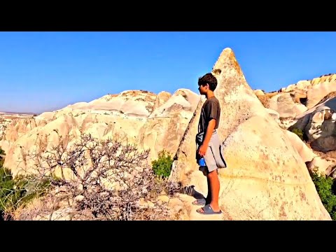 Видео: Красная Долина Каппадокия Турция - Пещеры, Завалы, Скалы