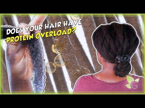 Видео: Как определить, есть ли у ваших волос ПЕРЕГРУЗКА БЕЛКОМ