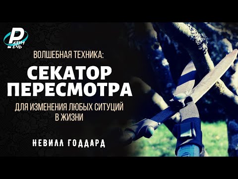 Видео: СЕКАТОР ПЕРЕСМОТРА или как изменить любую ситуацию в жизни | Невилл Годдард [1954]