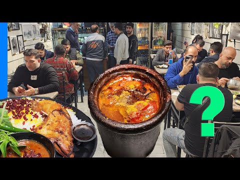 Видео: Самый старый традиционный ресторан на базаре Тегерана, Иран