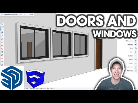 Видео: НАЧАЛО РАБОТЫ с SketchUp Free в 2025 году — Урок 6 — Добавление дверей и окон!