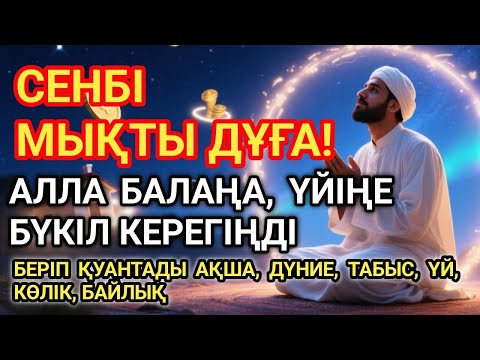 Видео: 🕋СЕНБІ күні ең құдіретті дұға! Алла тілегіңді және балаңа жақсылық нәсіп етсін, иншаАлла