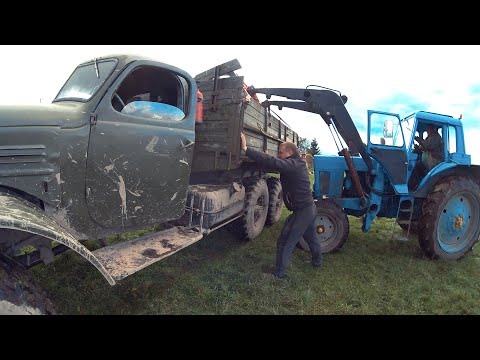 Видео: Кузов с УРАЛА для ЗиЛ-157. Смотрим мормона с двигателем Д-260