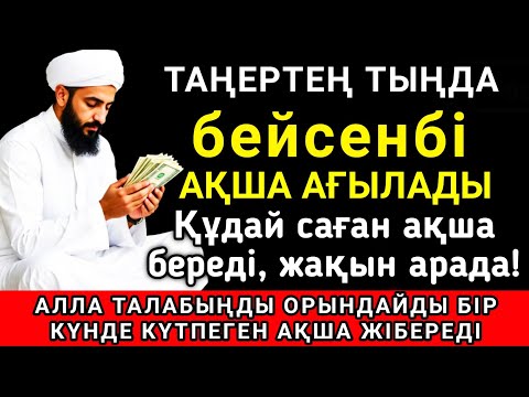 Видео: Тыңда Өте күшті дұға бейсенбі, Алла бір күнде ойламаған ақша байлық жібереді, ризығың көбейеді ✨💯🤲