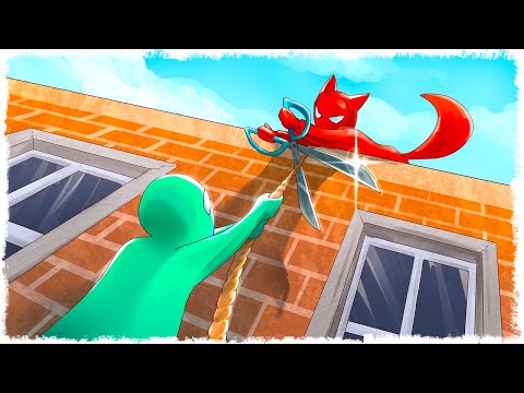 Видео: ОН САМ ПОПАЛ В ЭТУ ЛОВУШКУ!!! УГАР В GANG BEASTS!!!