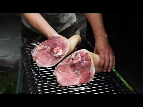 Видео: СВИНАЯ РУЛЬКА НА ГРИЛЕ. ВКУСНЯТИНА ЗА КОПЕЙКИ.