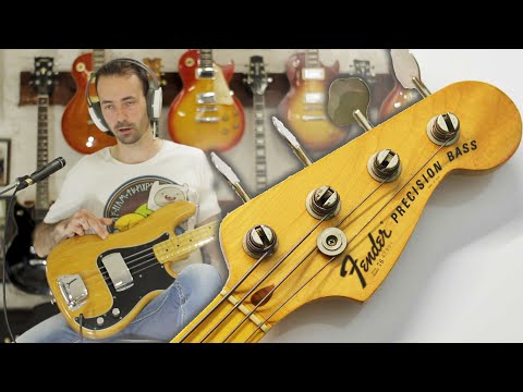 Видео: Обзор Fender Precision Bass CBS era 1976