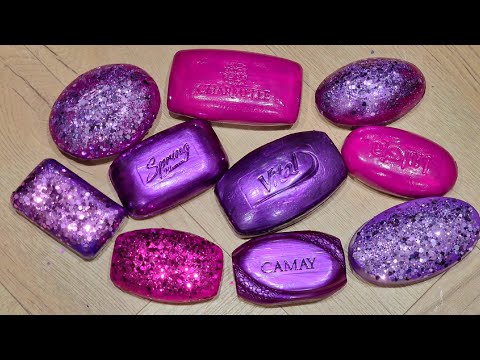 Видео: ASMR SOAP. 💜💜Резка сухого мыла. Satisfying video💜💜