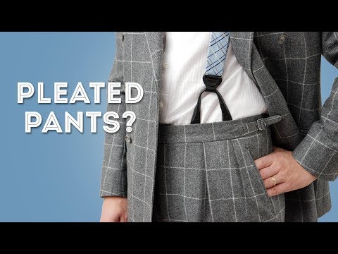 Видео: Стоит ли носить плиссированные брюки?
