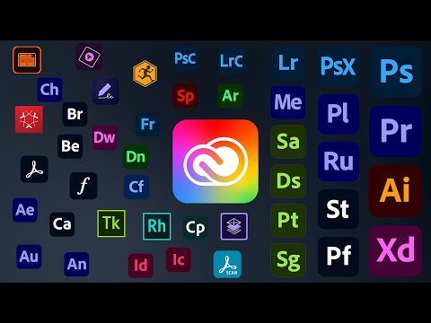Видео: Все 60+ приложений Adobe объяснены за 9 минут