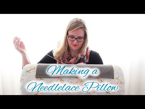 Видео: Изготовление подушки и подставки из кружева
