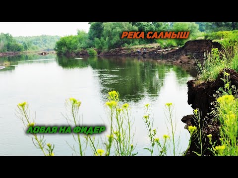 Видео: Река Салмыш, ловля рыбца. Рыбалка в Оренбургской области.