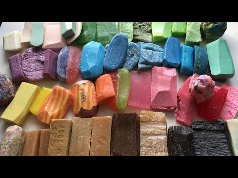 Видео: Резка мыльных обрезков/ dry soap residue thread