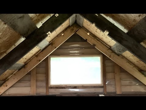 Видео: Ремонт дачного домика. Делаем на чердаке спальню лофт. Часть 1