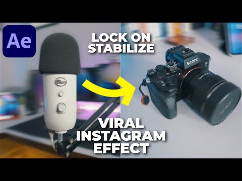 Видео: Эффект стабилизации Lock On в After Effect — Учебное пособие по After Effects | Эффект вирусного ...