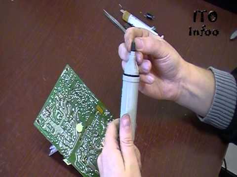 Видео: Демонтаж радиодеталей.