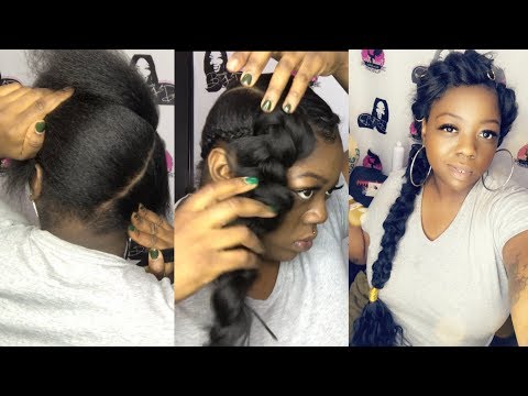 Видео: Коса-бабочка (натуральные волосы)