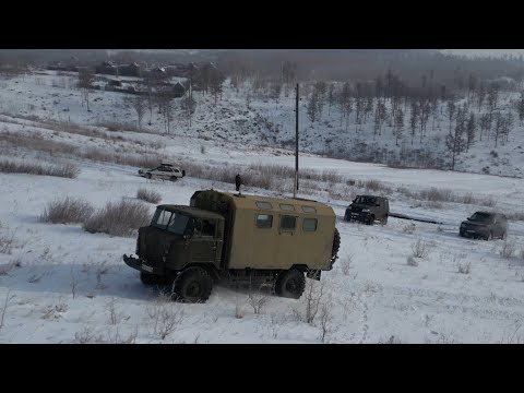 Видео: Советский ГАЗ-66 против стоковых внедорожников! УАЗ Патриот, Range Rover, Carib, Rocky. OffRoad