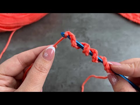 Видео: 👍👉ПРОСТО И КРАСИВО!  СТИЛЬНЫЙ УЗОР КРЮЧКОМ! Вязание крючком для начинающих.