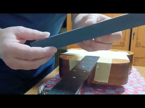 Видео: Замена ладов на акустической гитаре Sigma OMM-ST+