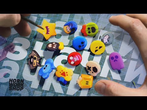 Видео: Делаю значки из глины и смолы