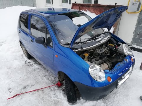 Видео: Дэу Матиз, заводится и глохнет