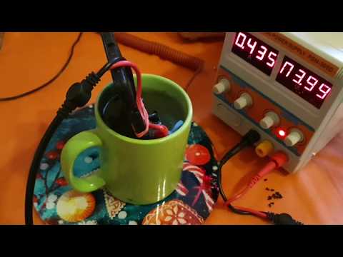 Видео: Смартфон на мтк + солёная вода = пук