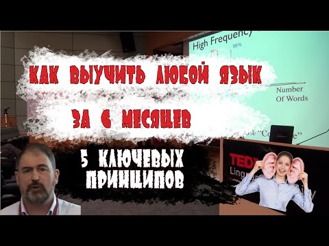 Видео: Как выучить любой язык за 6 месяцев — 5 ключевых принципов
