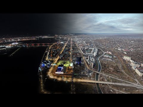 Видео: Красноярск. Вокруг дня и ночи