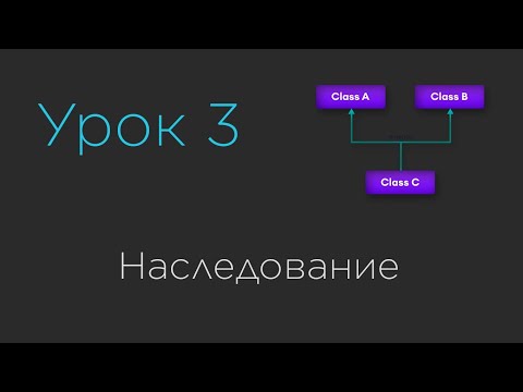 Видео: Урок 3. Наследование