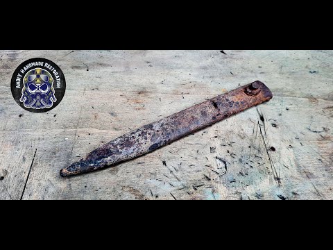 Видео: Невероятную реставрацию старинных ножен / AnDIY Handmade Restoration