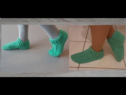 Видео: СЛЕДКИ, размер 36-37. Как расчитать для другого размера