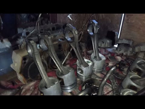 Видео: Внеплановый ремонт ЯМЗ 7511 с индивидуальной ГБЦ. Подготавливаем Б\У поршневую.  Часть 2