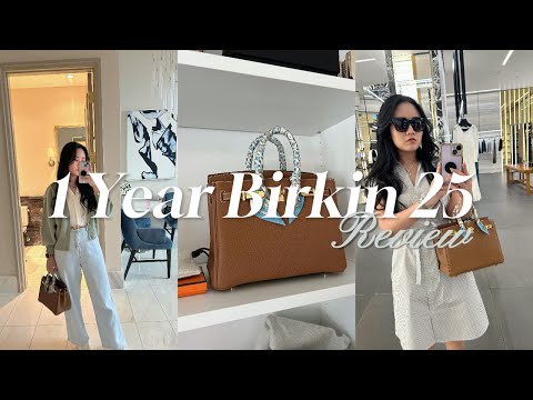 Видео: Обзор Birkin 25 за 1 год | Сара Ли