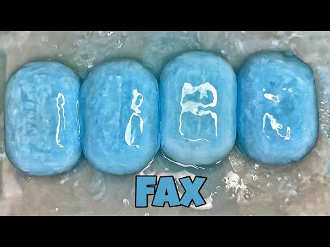 Видео: ASMR 💙 FAX 💙 Soaked Soap || АСМР Мыление и Размокшее Мыло #asmr