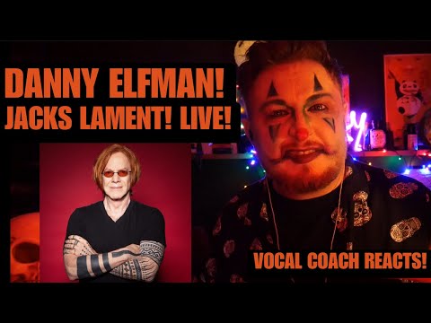 Видео: Реакция преподавателя вокала! Дэнни Эльфман! Жалобы Джека! Вживую!