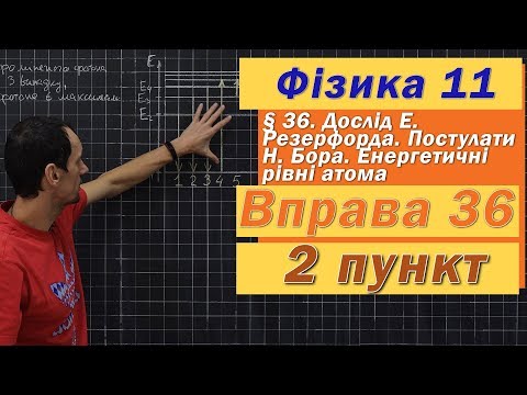 Видео: Фізика 11 клас. Вправа № 36. 2 п