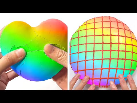 Видео: 1 час странно удовлетворяющих слаймов ASMR No Music Videos - Relaxing Slime 2021