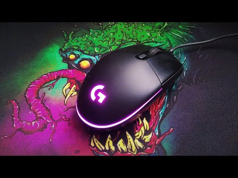 Видео: Обзор игровой мыши Logitech G102(G203) + Обзор коврика ZET GM-M Beast