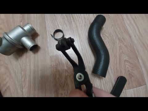 Видео: Клещи для пружинных хомутов. 821003