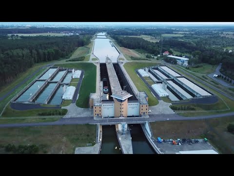 Видео: Германия на автодоме. Магдебургский мост, шлюзы. Гармиш ушелье Partnachklamm. часть 2