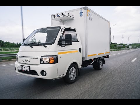 Видео: JAC N35 -  лёгкий грузовик  с изотермой и холодильником.