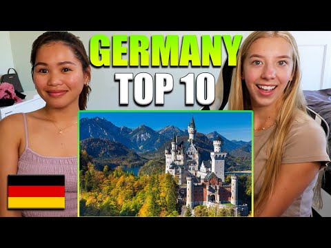 Видео: Реакция американских девушек на 10 лучших мест для посещения в Германии