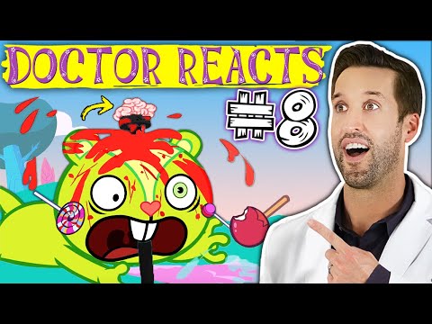 Видео: ВРАЧ смотрит медицинские сцены из Счастливые лесные друзья #8