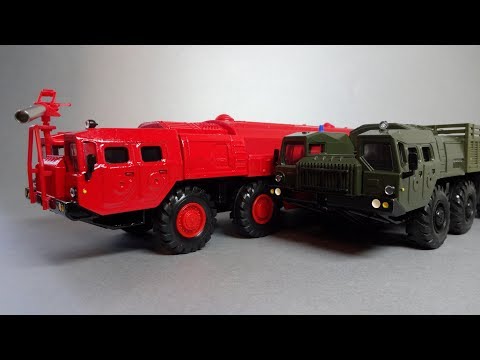 Видео: МАЗ-7310 «Ураган» 8х8 | АРЕК Элекон | Сравнение советской и новодельной масштабной модели 1:43