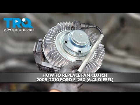 Видео: Как заменить муфту вентилятора на Ford F-250 2008-2010 (дизель 6,4 л)