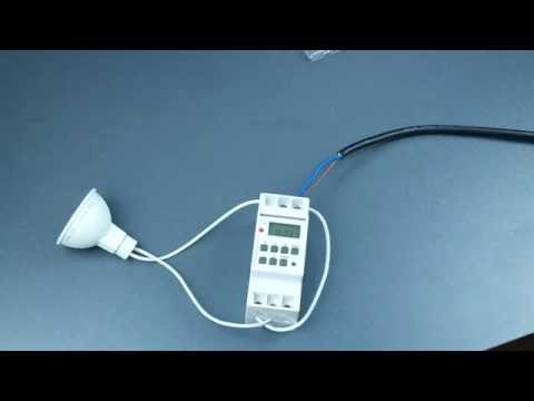 Видео: Електронний таймер Feron ТМ41 на DIN рейку