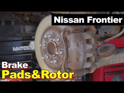 Видео: Передние и задние тормозные колодки и ротор Nissan Frontier 2005-2015